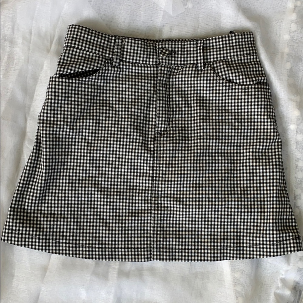 Brandy Melville Gingham Skirt